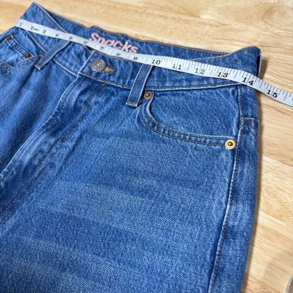 Mother Snacks NWOT High Waisted Twizzy Skimp Size 27 Delicious Memories Straight - Picture 8 of 10